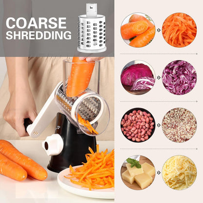 Grate Your Way to Deliciousness! 🧀🥕 Meet the Cambom Rotary Cheese Grater - Perfect for Fresh Cheese, Veggies & Nuts! 💪✨ Non-Slip Suction Base & 3 Blades for Easy Use & Cleanup! #KitchenGadgets #CheeseLovers
