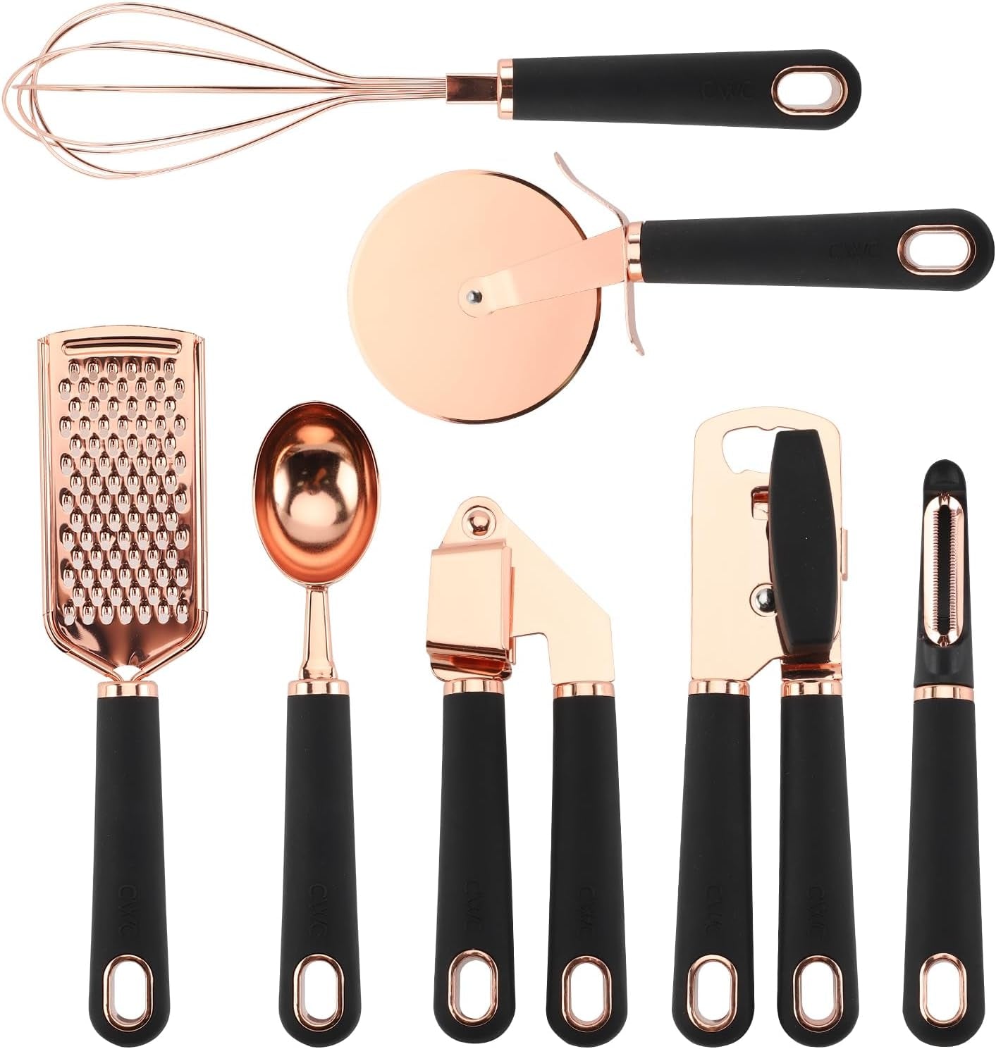 Elevate Your Cooking Game with Our Stylish 7-Piece Copper Plated Kitchen Gadget Set! 🍳✨ #CookingWithColor #KitchenEssentials