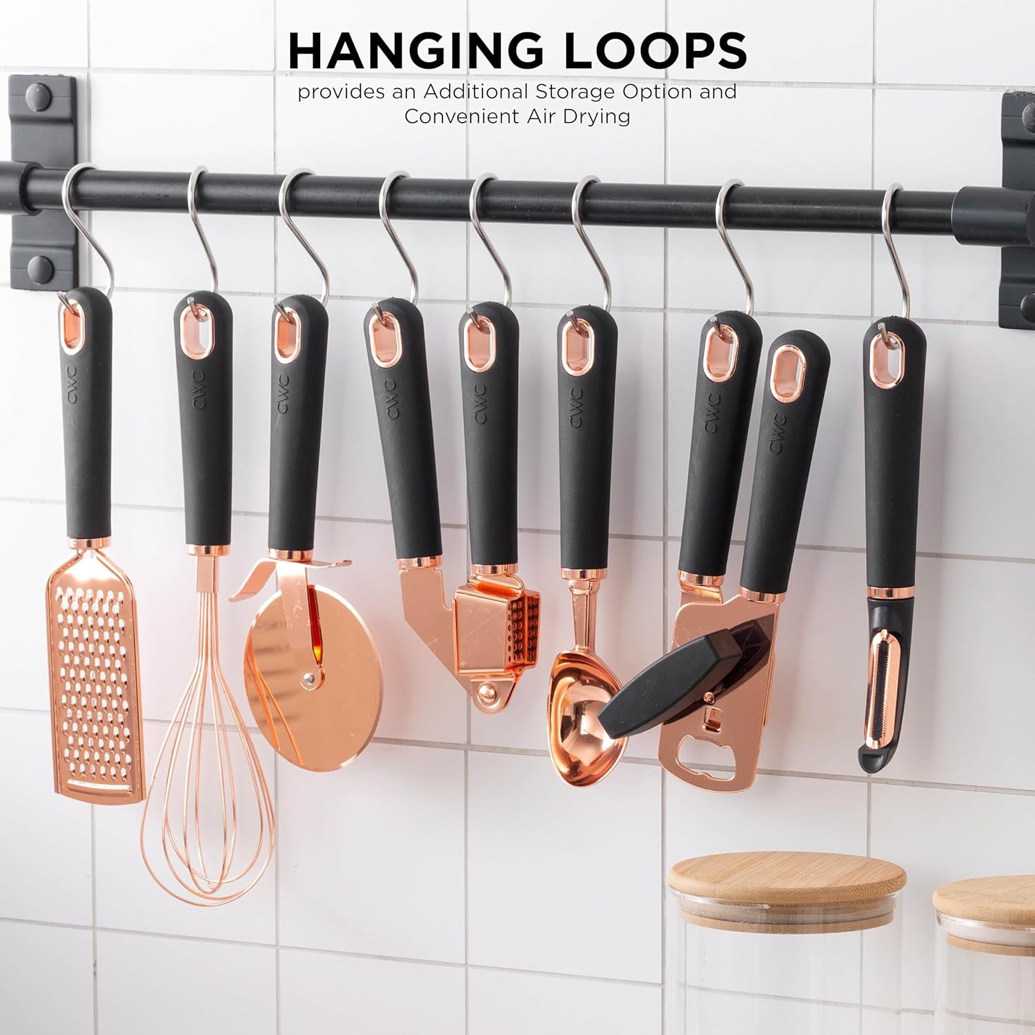Elevate Your Cooking Game with Our Stylish 7-Piece Copper Plated Kitchen Gadget Set! 🍳✨ #CookingWithColor #KitchenEssentials